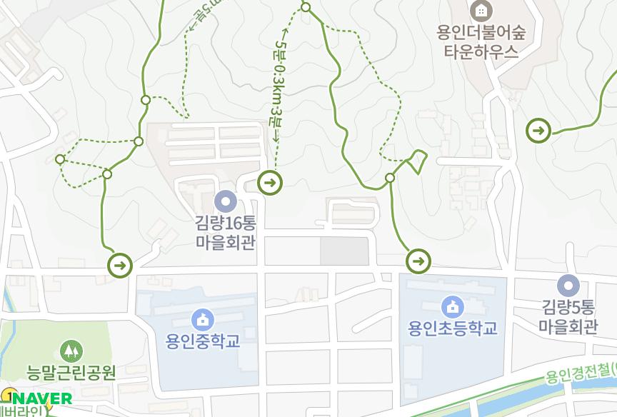 경기도 용인시 처인구 김량장동 수정빌라 위치·실거래 시세 지도