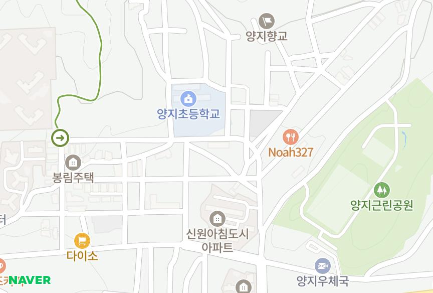 경기도 용인시 처인구 양지읍 양지리 대성2차 위치·실거래 시세 지도