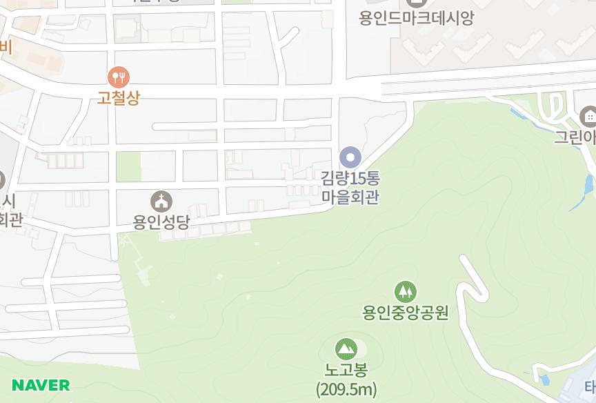경기도 용인시 처인구 김량장동 신양 위치·실거래 시세 지도