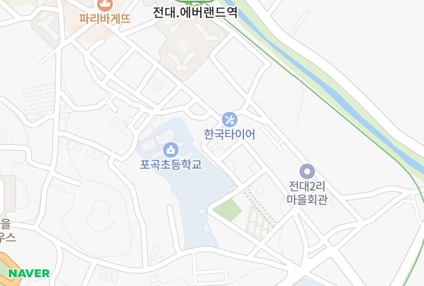 경기도 용인시 처인구 포곡읍 전대리 수성 위치·실거래 시세 지도