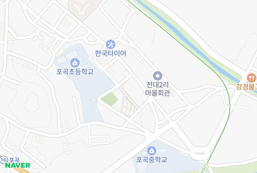 경기도 용인시 처인구 포곡읍 전대리 원일 위치·실거래 시세 지도