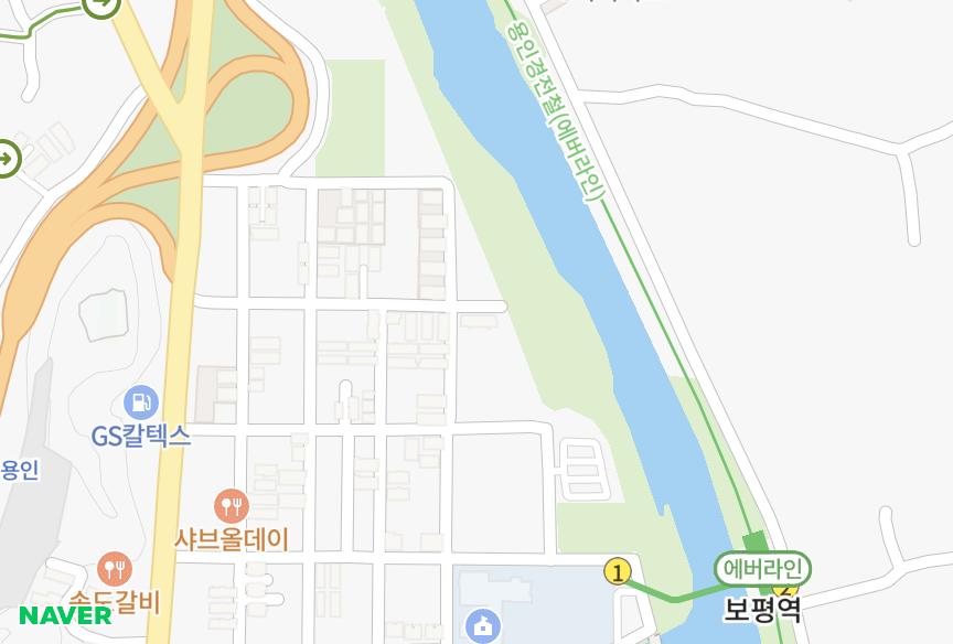 경기도 용인시 처인구 유방동 관우 위치·실거래 시세 지도