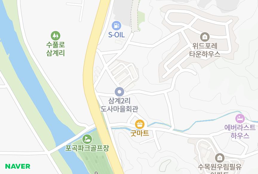 경기도 용인시 처인구 포곡읍 삼계리 그랜드 위치·실거래 시세 지도