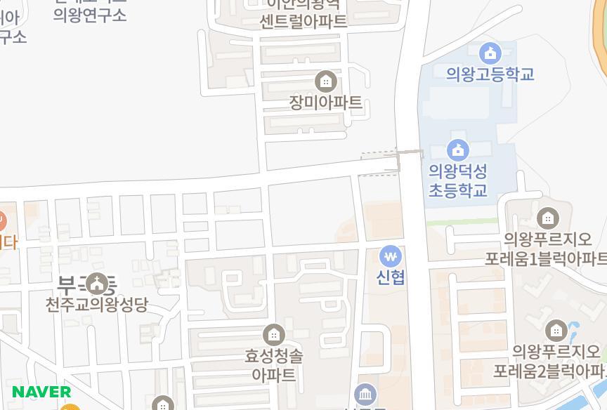 경기도 의왕시 삼동 삼우성4차 위치·실거래 시세 지도