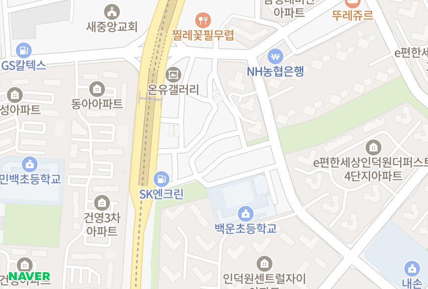 경기도 의왕시 오전동 동남다세대 위치·실거래 시세 지도