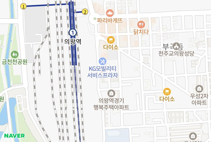 경기도 의왕시 삼동 의왕삼동개성하이뷰 위치·실거래 시세 지도