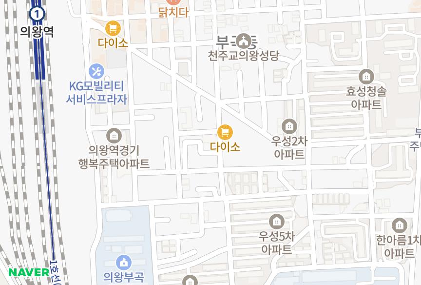 경기도 의왕시 삼동 백운 위치·실거래 시세 지도