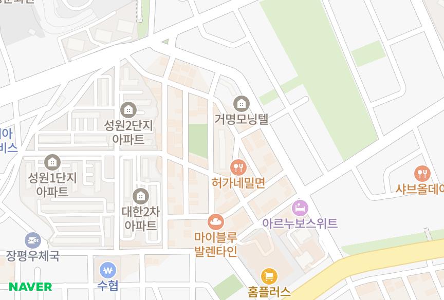 경상남도 거제시 장평동 골드썬비취맨션 위치·실거래 시세 지도