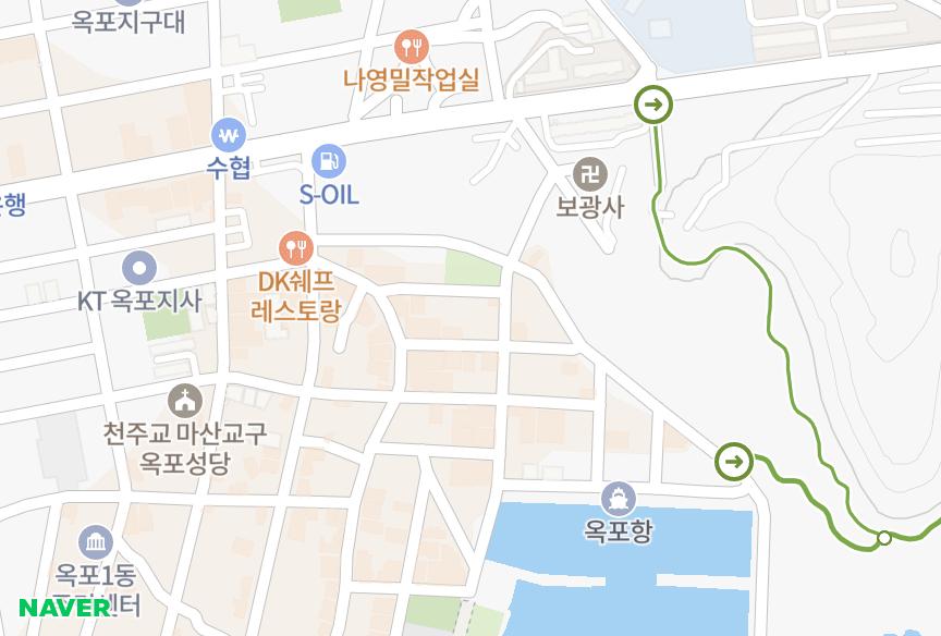경상남도 거제시 옥포동 미진비치타워 위치·실거래 시세 지도