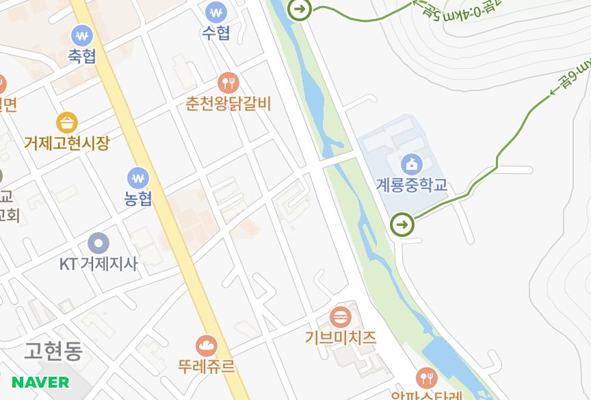 경상남도 거제시 고현동 동문 위치·실거래 시세 지도