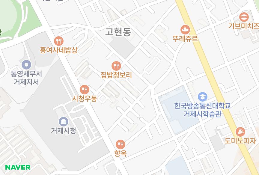경상남도 거제시 고현동 성내 위치·실거래 시세 지도