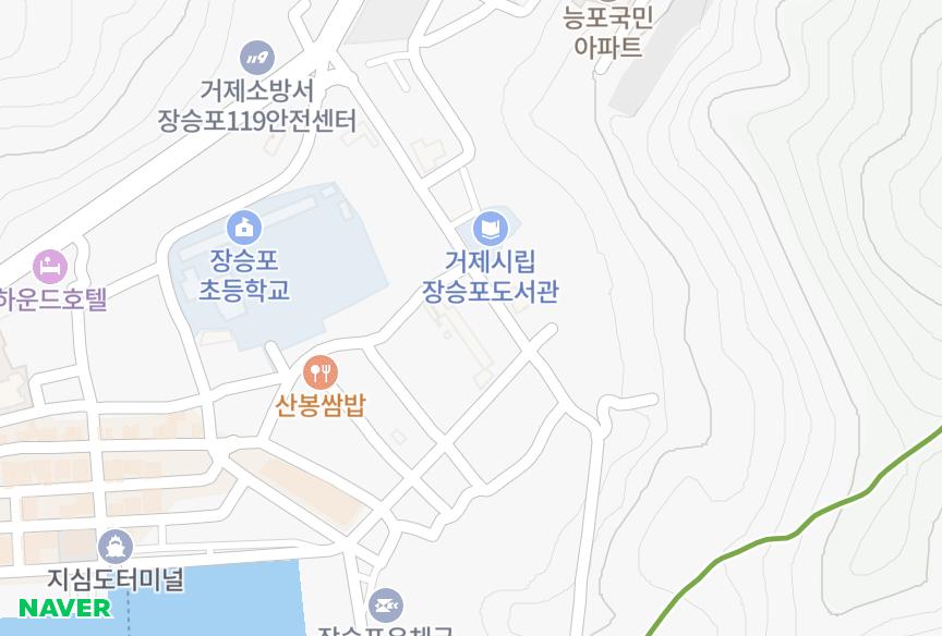 경상남도 거제시 장승포동 노블레스빌 위치·실거래 시세 지도