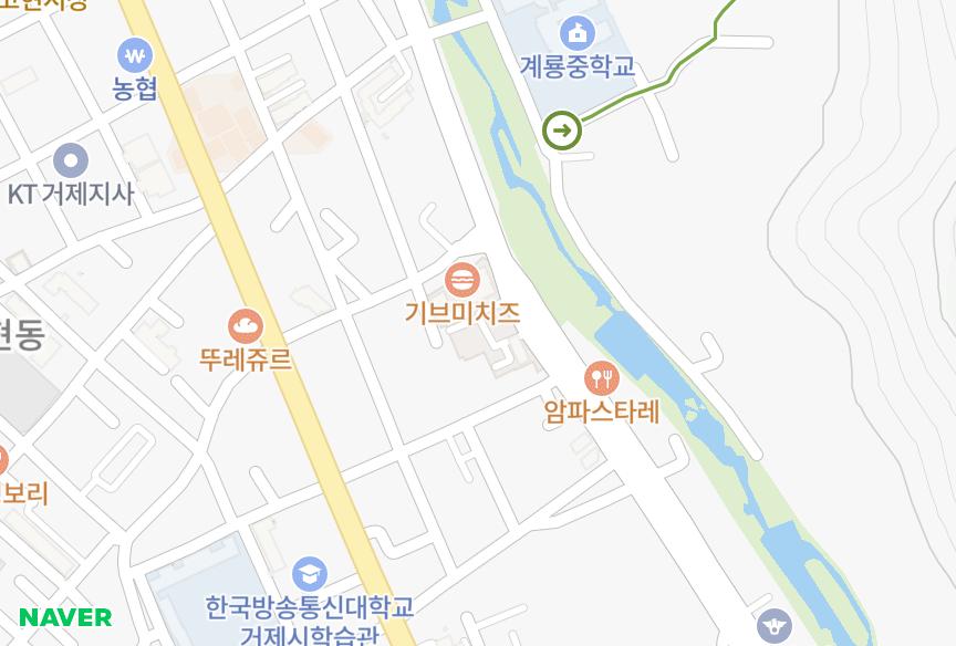 경상남도 거제시 고현동 신원파크뷰 위치·실거래 시세 지도
