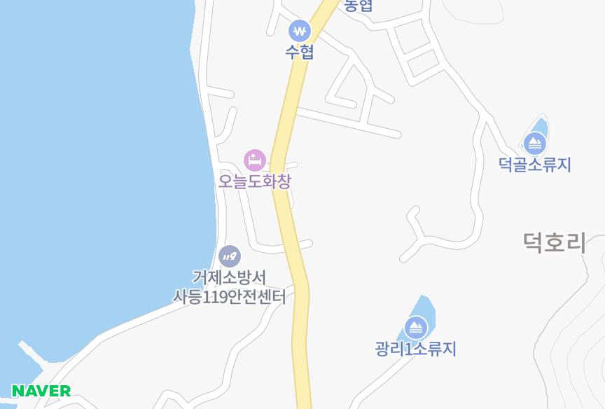 경상남도 거제시 사등면 덕호리 한신비치맨션 위치·실거래 시세 지도