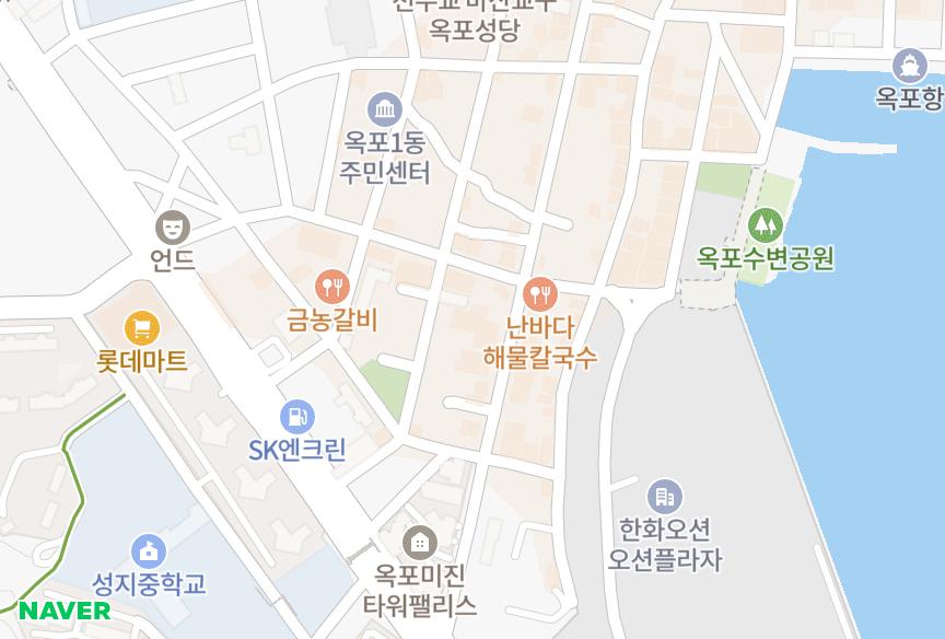 경상남도 거제시 옥포동 보광센츄어리 위치·실거래 시세 지도