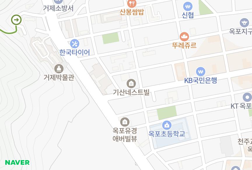 경상남도 거제시 옥포동 네스트빌 위치·실거래 시세 지도
