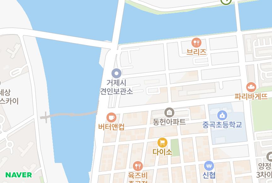 경상남도 거제시 고현동 한미비치빌 위치·실거래 시세 지도