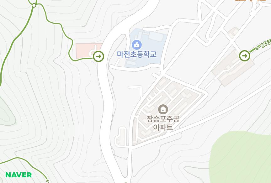 경상남도 거제시 장승포동 장승포대호마전빌1차 위치·실거래 시세 지도