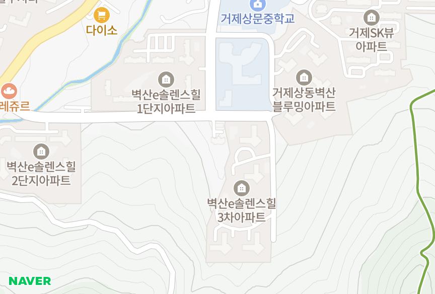 경상남도 거제시 상동동 하임힐 위치·실거래 시세 지도