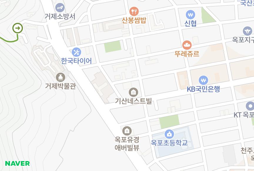 경상남도 거제시 옥포동 대한미래로상가 위치·실거래 시세 지도