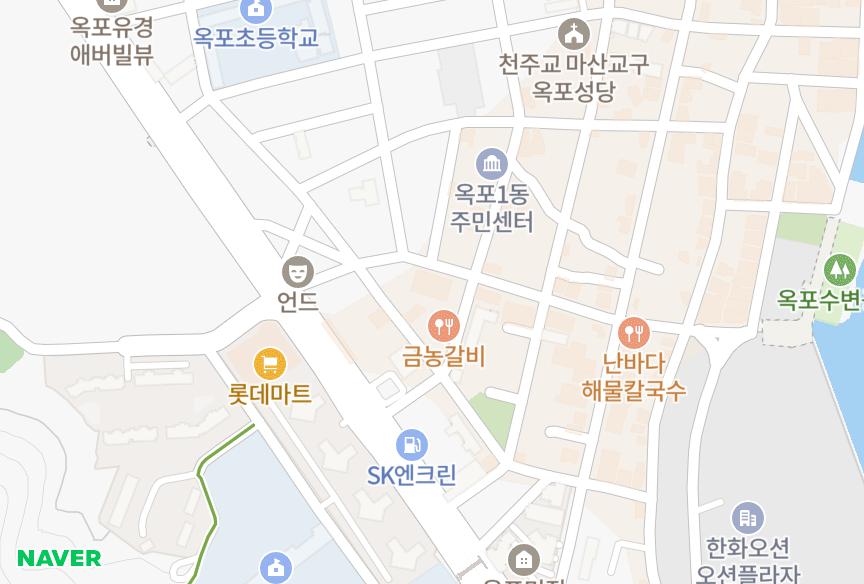 경상남도 거제시 옥포동 기산드림빌 위치·실거래 시세 지도