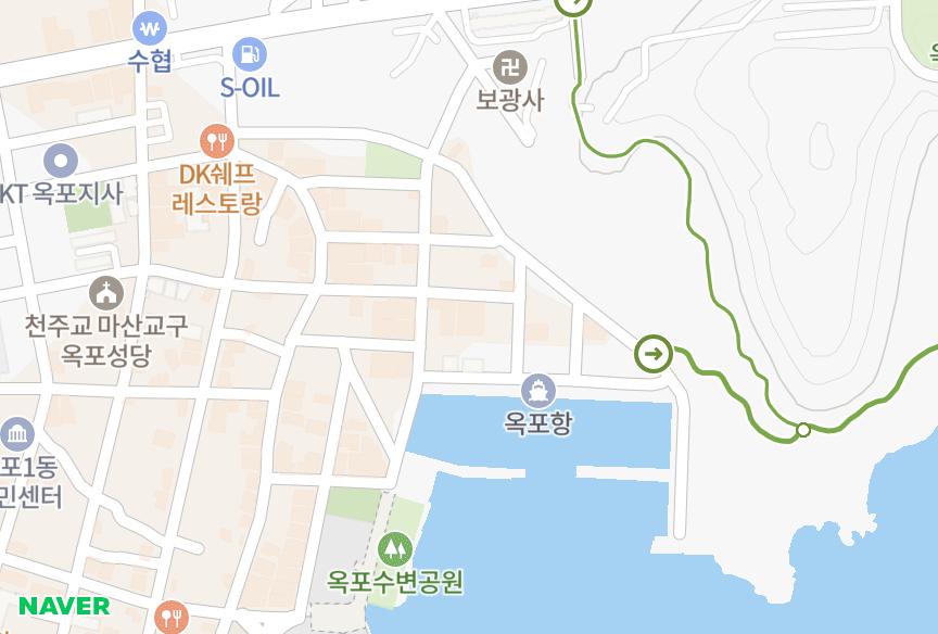 경상남도 거제시 옥포동 자유에이스빌 위치·실거래 시세 지도