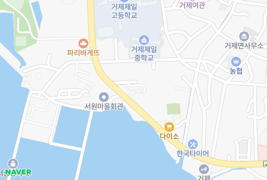 경상남도 거제시 거제면 서정리 청목아델하임 위치·실거래 시세 지도