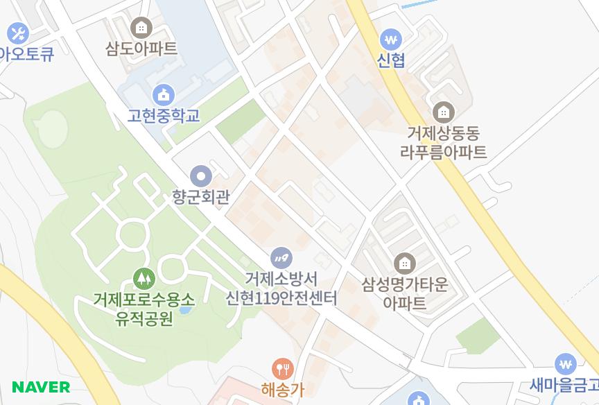 경상남도 거제시 상동동 영진르네상스 위치·실거래 시세 지도
