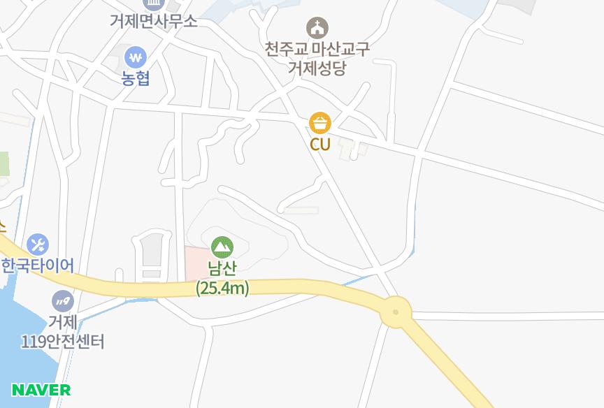 경상남도 거제시 거제면 동상리 진우리치빌 위치·실거래 시세 지도