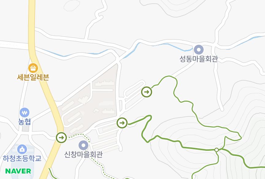 경상남도 거제시 하청면 하청리 하청동성그린파크 위치·실거래 시세 지도