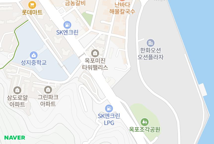 경상남도 거제시 옥포동 해송뜨레빌 위치·실거래 시세 지도