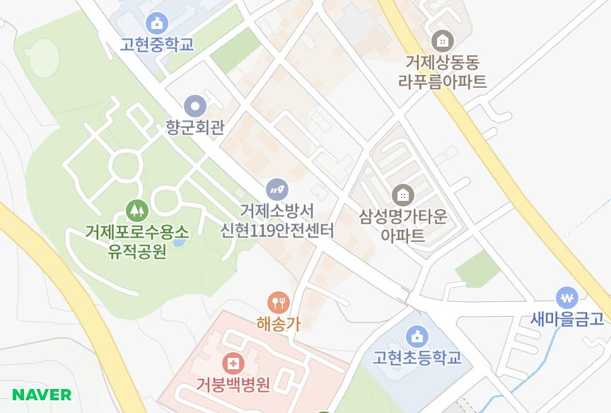 경상남도 거제시 상동동 목경아트힐빌라 위치·실거래 시세 지도