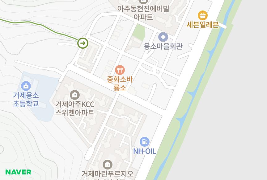 경상남도 거제시 아주동 아주송평빌라2차 위치·실거래 시세 지도