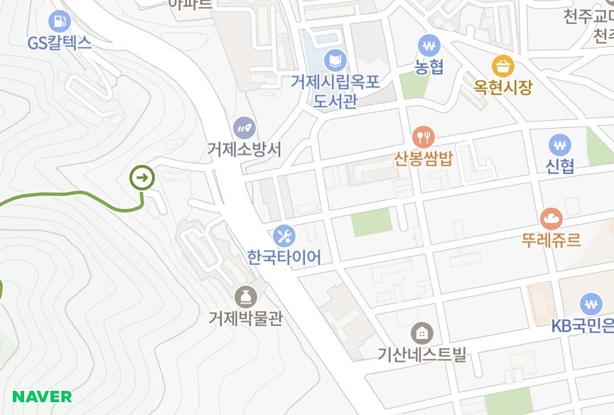 경상남도 거제시 옥포동 미진빌라트 위치·실거래 시세 지도