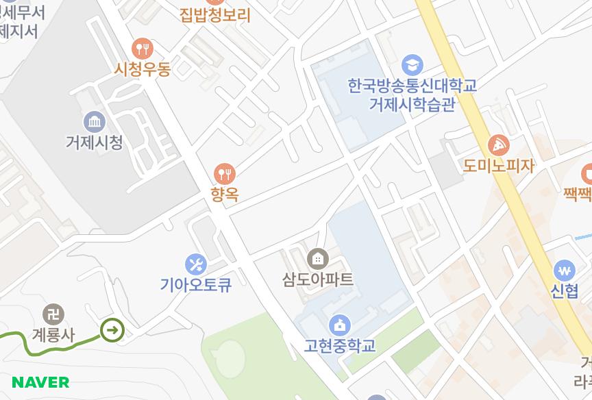 경상남도 거제시 고현동 삼일가나빌2차 위치·실거래 시세 지도