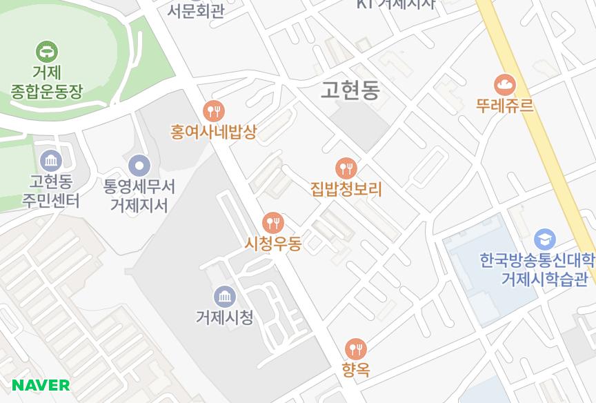 경상남도 거제시 고현동 신원리츠빌라 위치·실거래 시세 지도