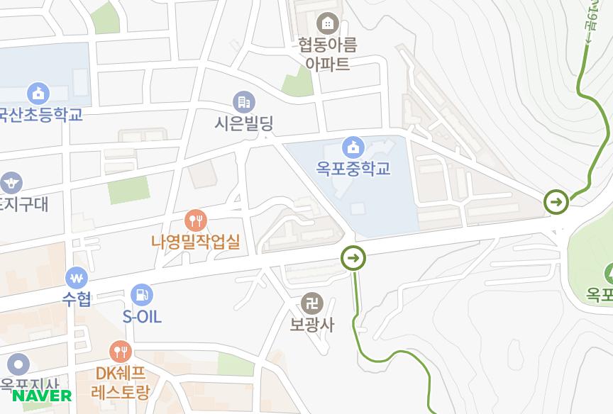 경상남도 거제시 옥포동 동방그린힐 위치·실거래 시세 지도