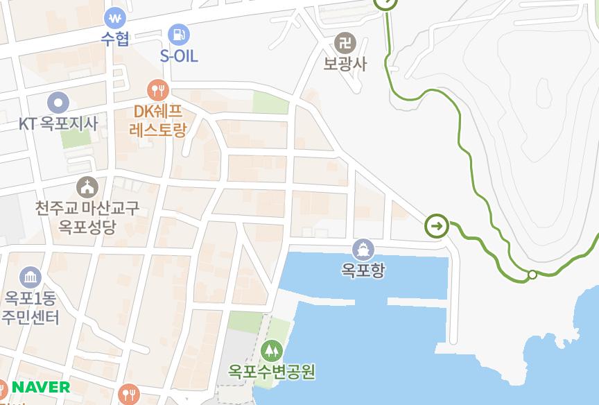 경상남도 거제시 옥포동 옥포한성아트빌1차 위치·실거래 시세 지도