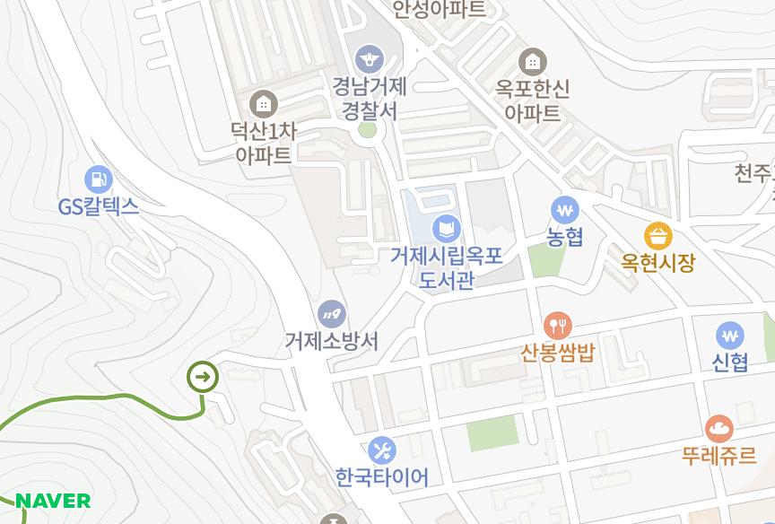 경상남도 거제시 옥포동 미진아트빌 위치·실거래 시세 지도