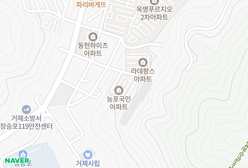 경상남도 거제시 능포동 능포국민주택 위치·실거래 시세 지도