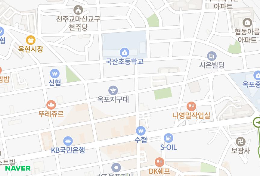 경상남도 거제시 옥포동 신강보람빌라 위치·실거래 시세 지도