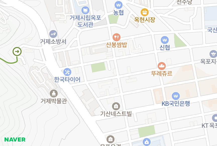 경상남도 거제시 옥포동 덕한빌라 위치·실거래 시세 지도