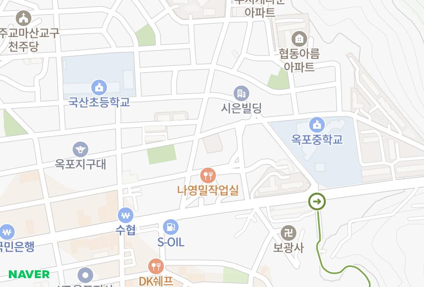 경상남도 거제시 옥포동 영진한솔 위치·실거래 시세 지도