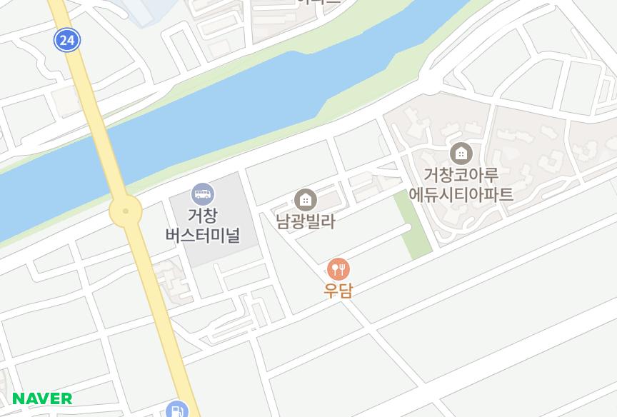 경상남도 거창군 거창읍 대평리 남광 위치·실거래 시세 지도