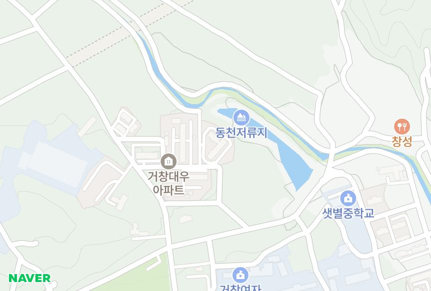 경상남도 거창군 거창읍 가지리 에이스타운 위치·실거래 시세 지도