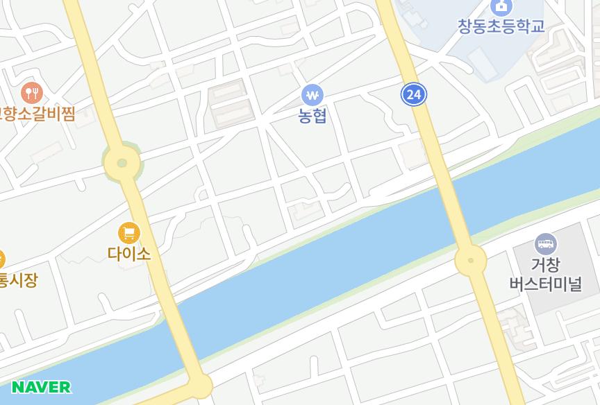 경상남도 거창군 거창읍 대동리 한성사랑채 위치·실거래 시세 지도