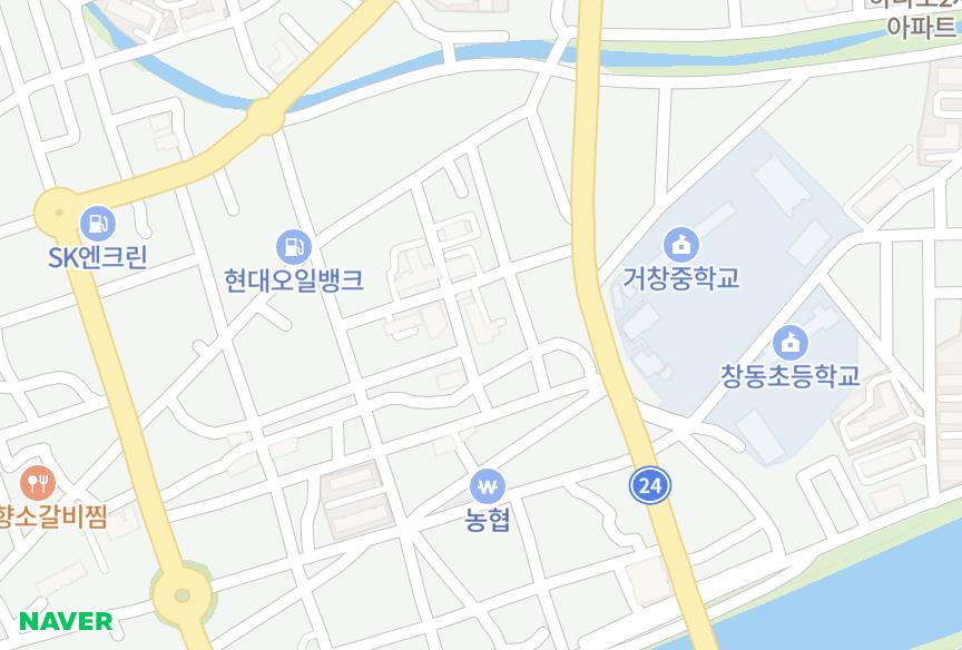 경상남도 거창군 거창읍 대동리 송림 위치·실거래 시세 지도