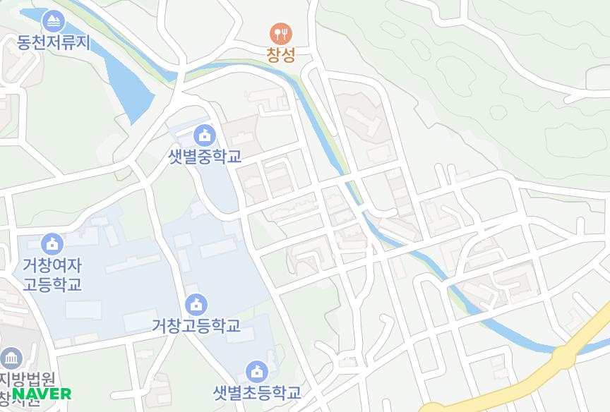 경상남도 거창군 거창읍 중앙리 나라안길 위치·실거래 시세 지도