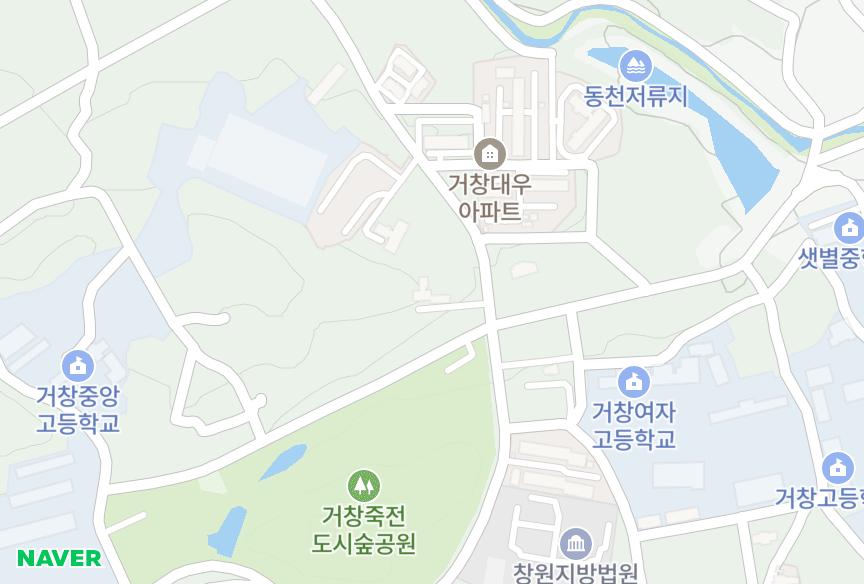 경상남도 거창군 거창읍 가지리 가지리송림2차하늘안 위치·실거래 시세 지도