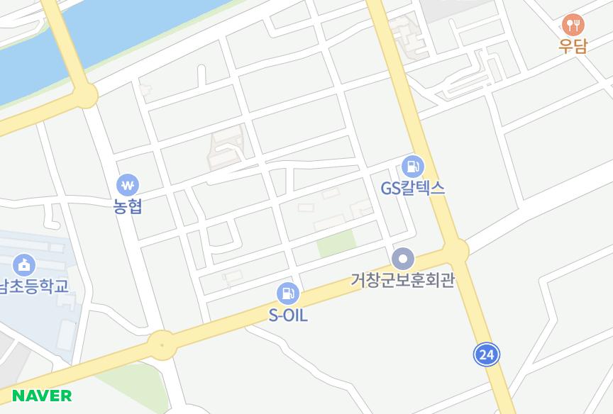 경상남도 거창군 거창읍 대평리 대성네오빌3차 위치·실거래 시세 지도